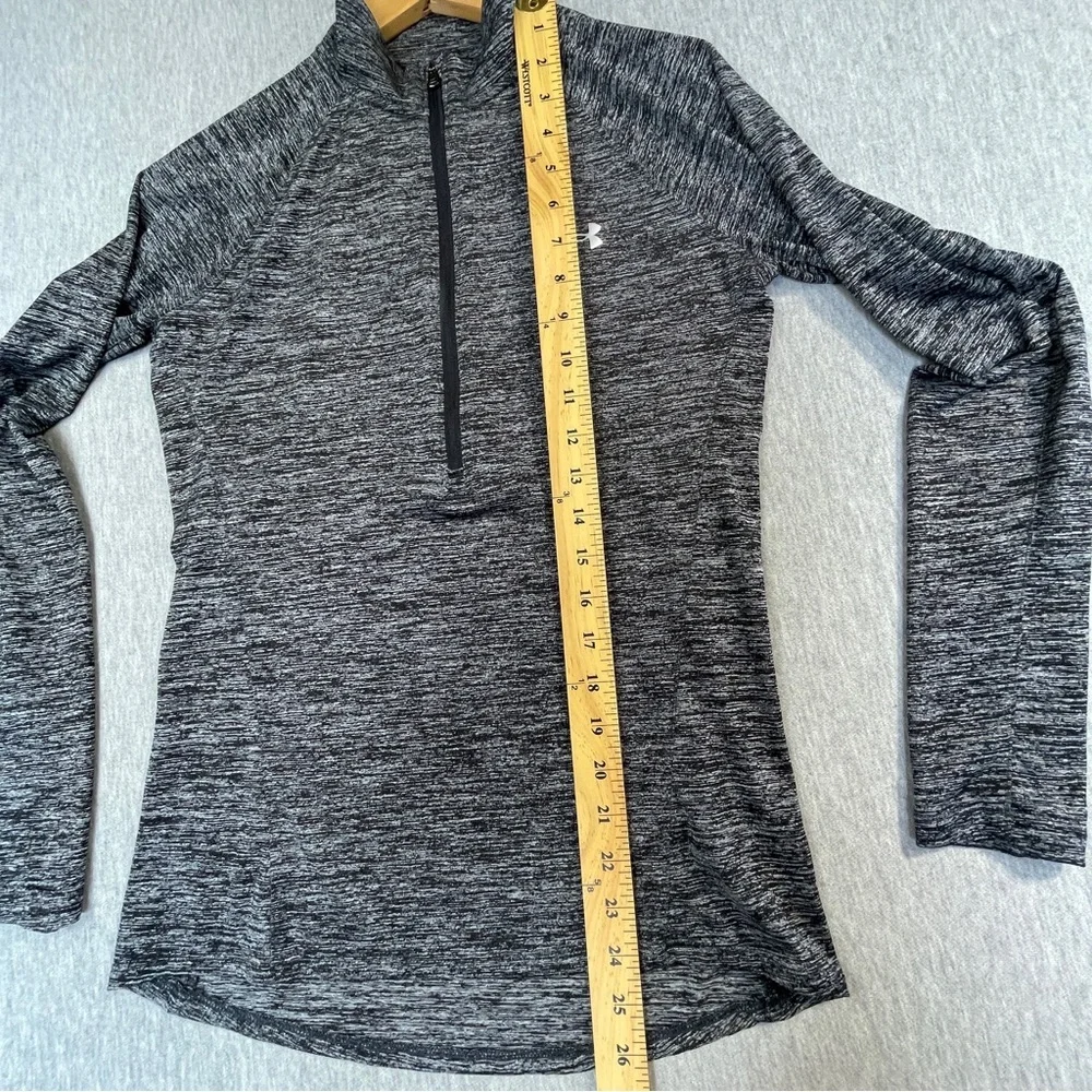 Under Armour Golf Pullover Women’s Small Heathered Grey Loose Fit Heatgear - Picture 5 of 10